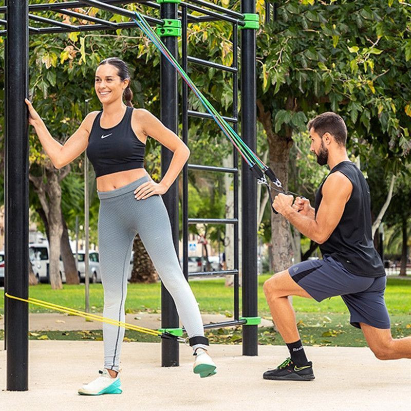 REBAINER : Set de 5 Bandes de Résistance avec Accessoires