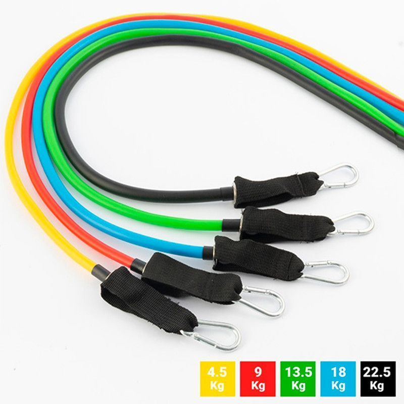 REBAINER : Set de 5 Bandes de Résistance avec Accessoires