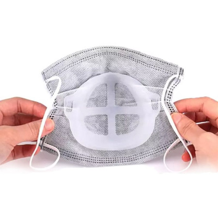 RESPI SUPPORT : Pack de 5 Supports de Masque 3D en Silicone