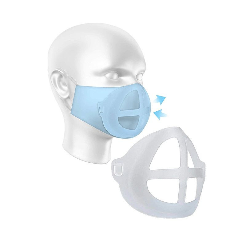 RESPI SUPPORT : Pack de 5 Supports de Masque 3D en Silicone