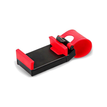 Support de Téléphone Universel Fixation au Volant de Voiture Compatible GPS Smartphone Iphone Samsung LG HTC Sony
