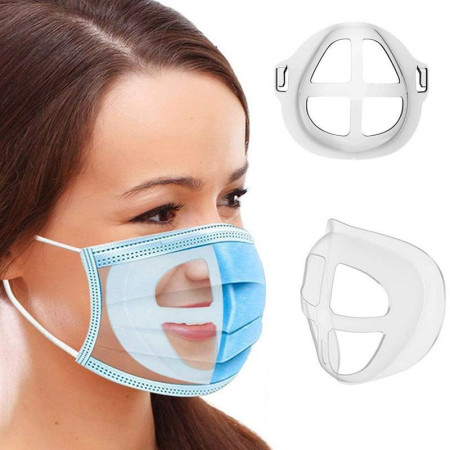 RESPI SUPPORT : Pack de 5 Supports de Masque 3D en Silicone