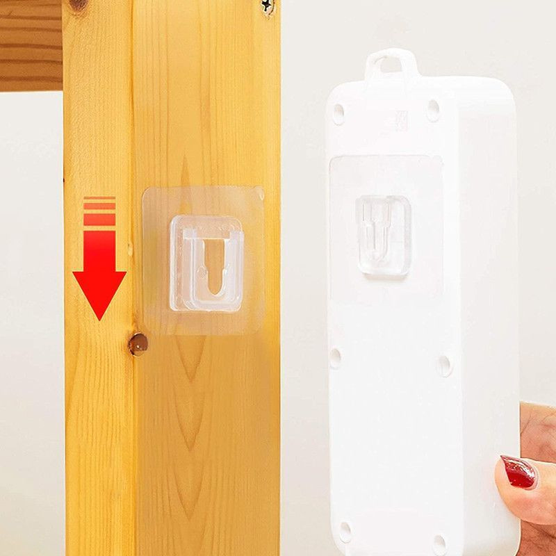 ACCROCH'TOUT - Pack de 10 Supports Adhésifs Multi Surfaces