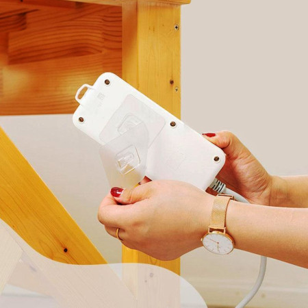 ACCROCH'TOUT - Pack de 10 Supports Adhésifs Multi Surfaces