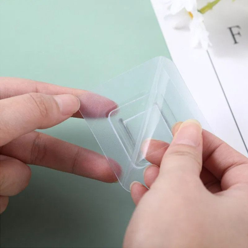 ACCROCH'TOUT - Pack de 10 Supports Adhésifs Multi Surfaces