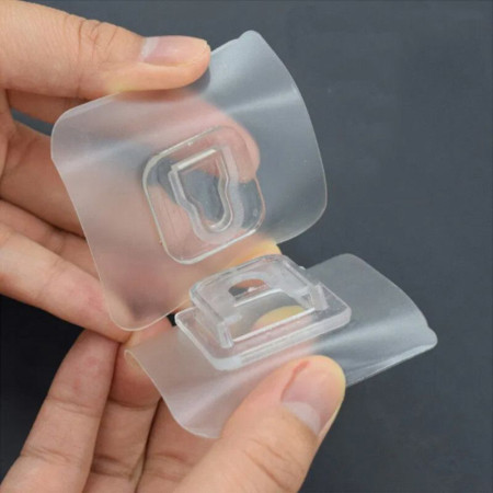 ACCROCH'TOUT - Pack de 10 Supports Adhésifs Multi Surfaces
