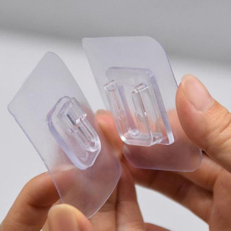 ACCROCH'TOUT - Pack de 10 Supports Adhésifs Multi Surfaces