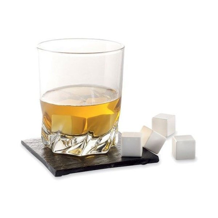 Pierres À Whisky White Edition - Glaçons En Pierre Pour Rafraichir Sans Diluer Champagne Pastis Vodka Gin 