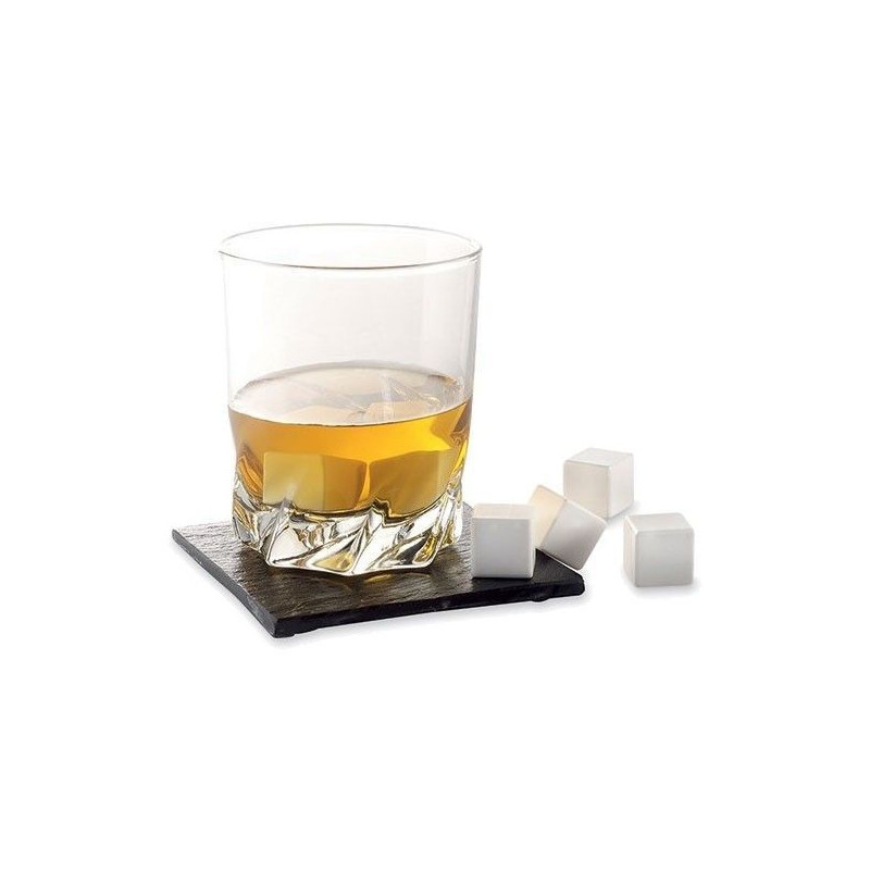 Pierres À Whisky White Edition - Glaçons En Pierre Pour Rafraichir Sans Diluer Champagne Pastis Vodka Gin 