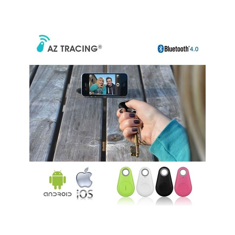 Porte-Clés Connecté Traceur Bluetooth Universel Anti-Perte Smartphone AZ TRACING