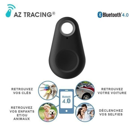 Porte-Clés Connecté Traceur Bluetooth Universel Anti-Perte Smartphone AZ TRACING