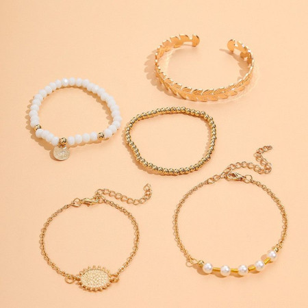 SELENA BRACELET : Ensemble de 5 Bracelets Bohème Chic