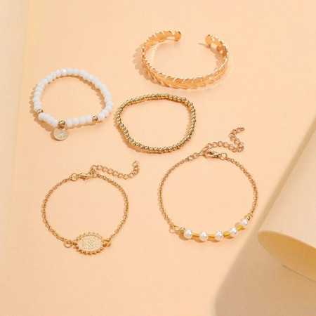 SELENA BRACELET : Ensemble de 5 Bracelets Bohème Chic