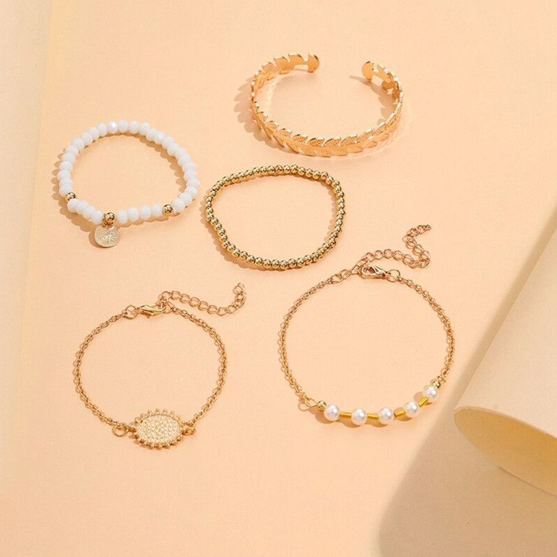 SELENA BRACELET : Ensemble de 5 Bracelets Bohème Chic