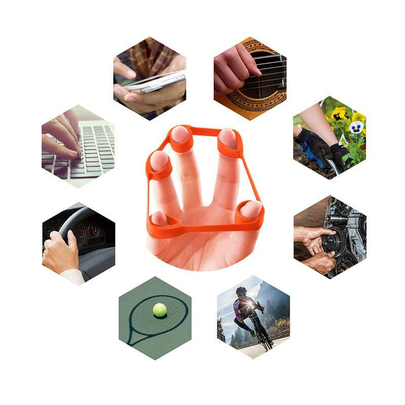 FINGER PULLER : Lot de 3 Bandes de Force Élastiques pour les Doigts