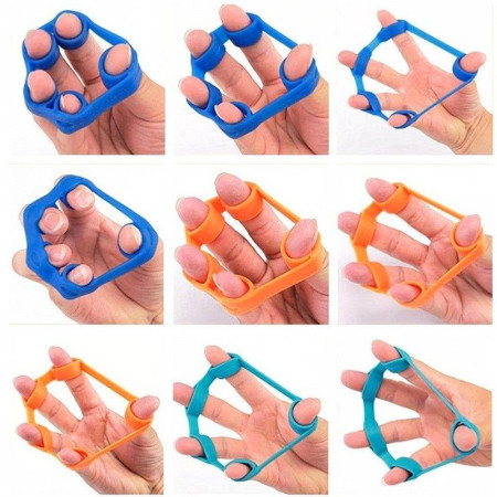FINGER PULLER : Lot de 3 Bandes de Force Élastiques pour les Doigts