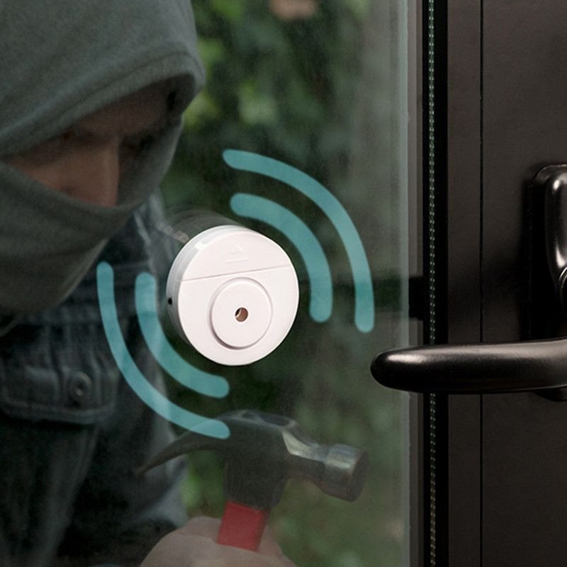 GLASS ALARM : Système d'Alarme avec Détecteur de Bris de Verre et de Mouvement