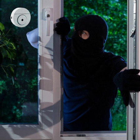 GLASS ALARM : Système d'Alarme avec Détecteur de Bris de Verre et de Mouvement