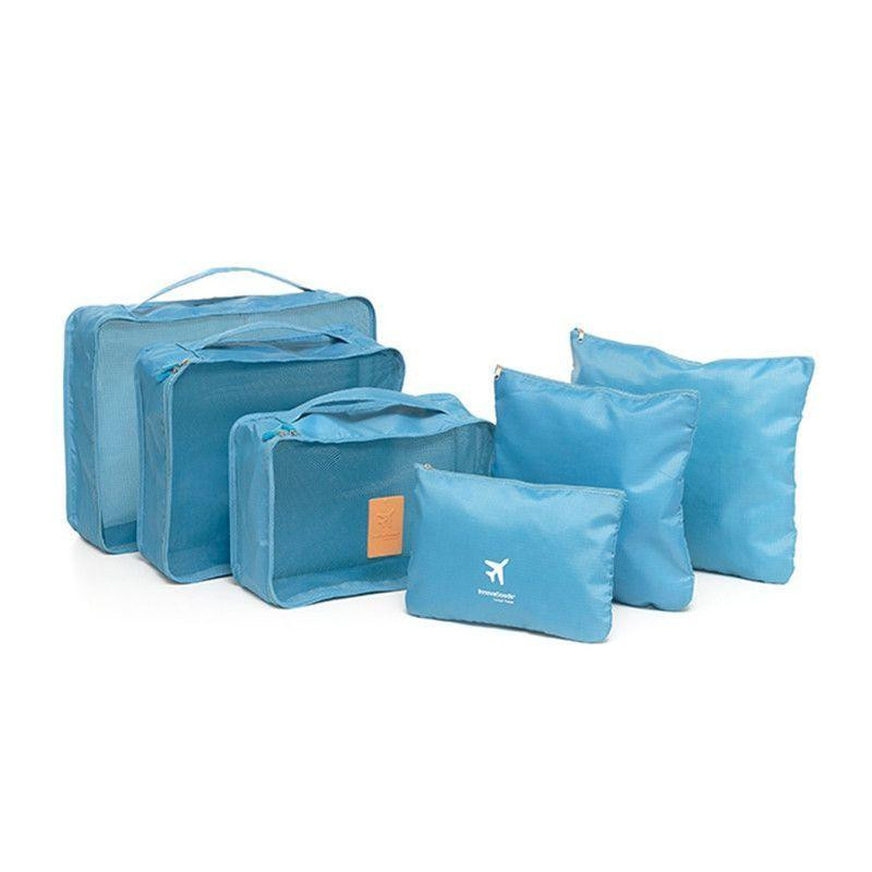 LUGGAN : Ensemble de 6 Sacs de Rangement pour Bagages