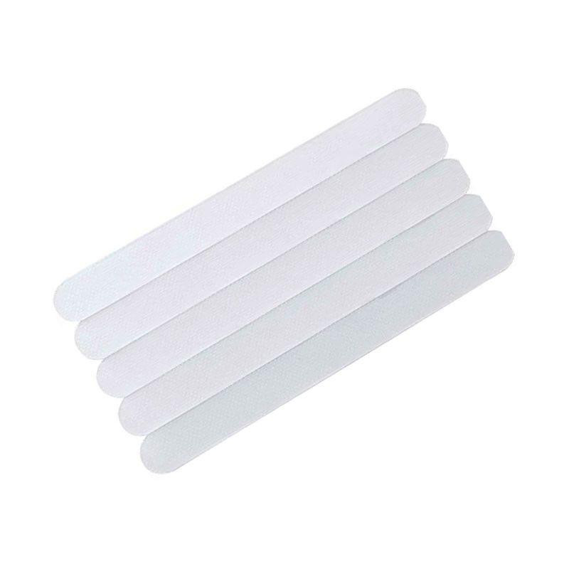 SHOWER SLIDE : Lot de 5 Bandes Antidérapantes Transparentes pour Douche et Baignoire