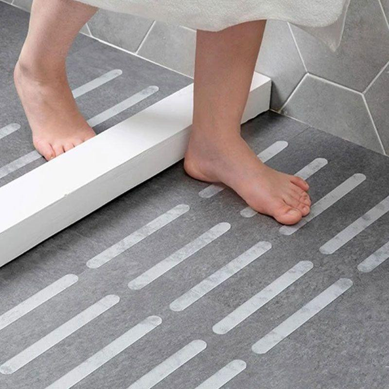 SHOWER SLIDE : Lot de 5 Bandes Antidérapantes Transparentes pour Douche et Baignoire