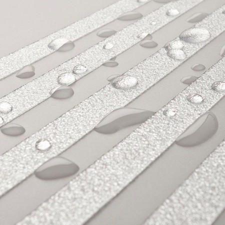 SHOWER SLIDE : Lot de 5 Bandes Antidérapantes Transparentes pour Douche et Baignoire