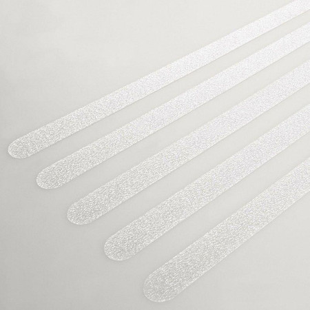 SHOWER SLIDE : Lot de 5 Bandes Antidérapantes Transparentes pour Douche et Baignoire