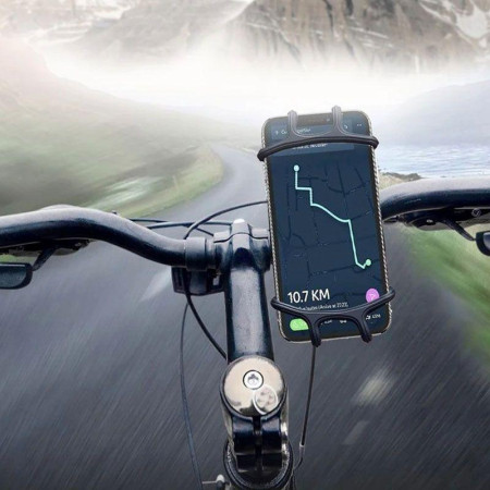 SPIDER PHONE : Support Universel Rotatif pour Smartphone Fixation Vélo