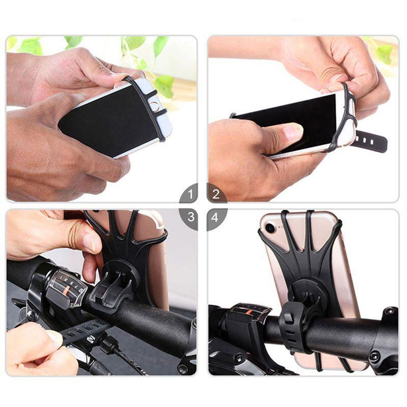 SPIDER PHONE : Support Universel Rotatif pour Smartphone Fixation Vélo