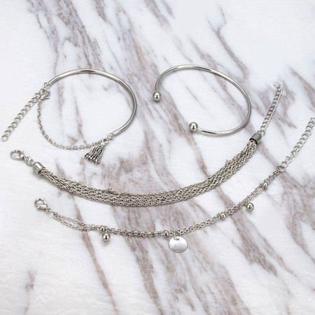 ARIANA BRACELET : Ensemble de 4 Bracelets Ethniques