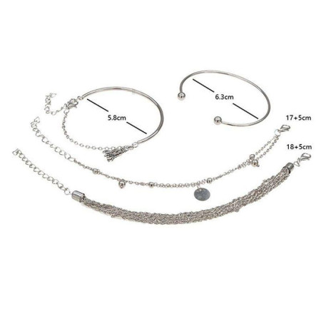 ARIANA BRACELET : Ensemble de 4 Bracelets Ethniques