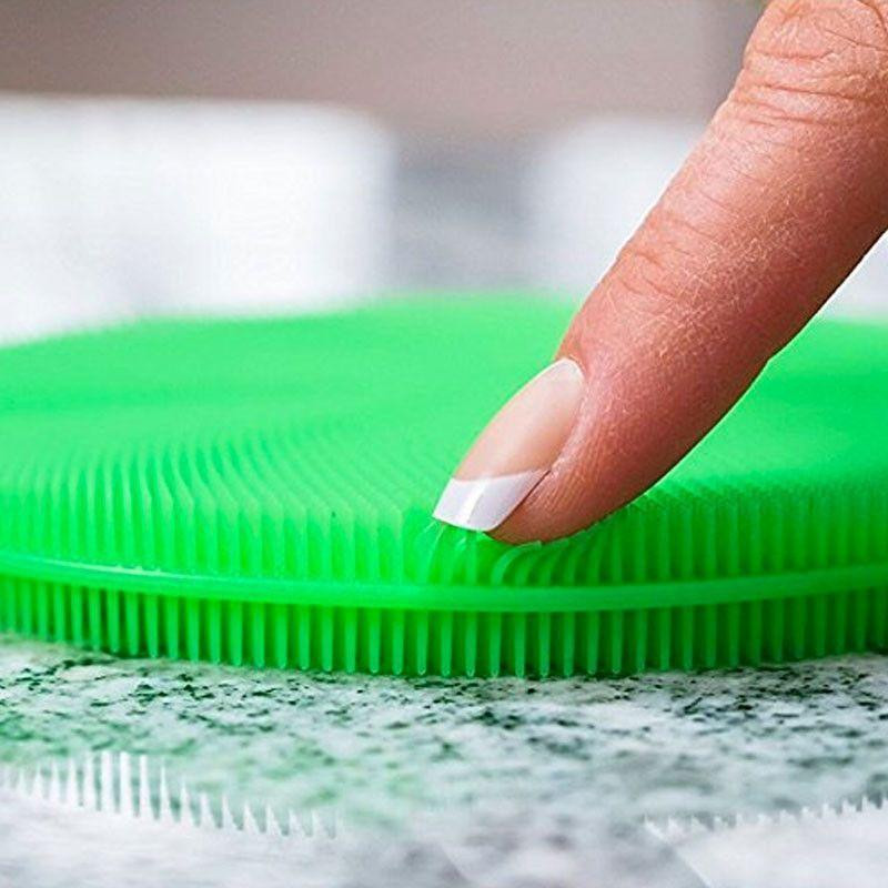 BETTER SPONGE : Pack de 3 Éponges Multi-Usages en Silicone pour Tous Types de Surfaces