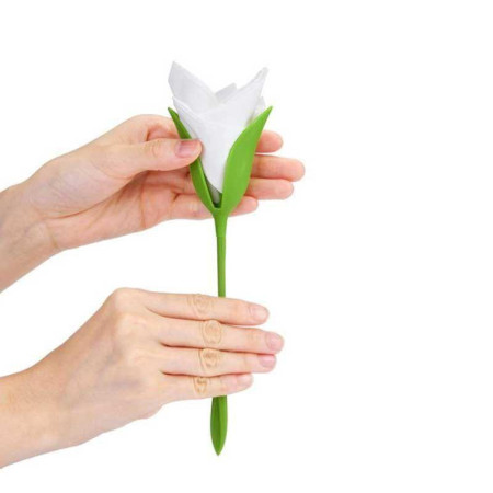 FLOWER NAPKIN : Lot de 4 Porte-Serviettes Créateurs de Fleurs