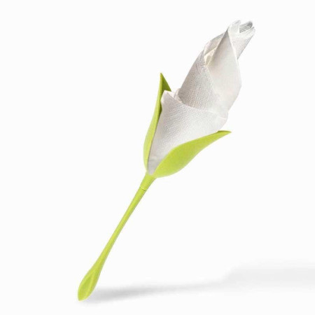 FLOWER NAPKIN : Lot de 4 Porte-Serviettes Créateurs de Fleurs