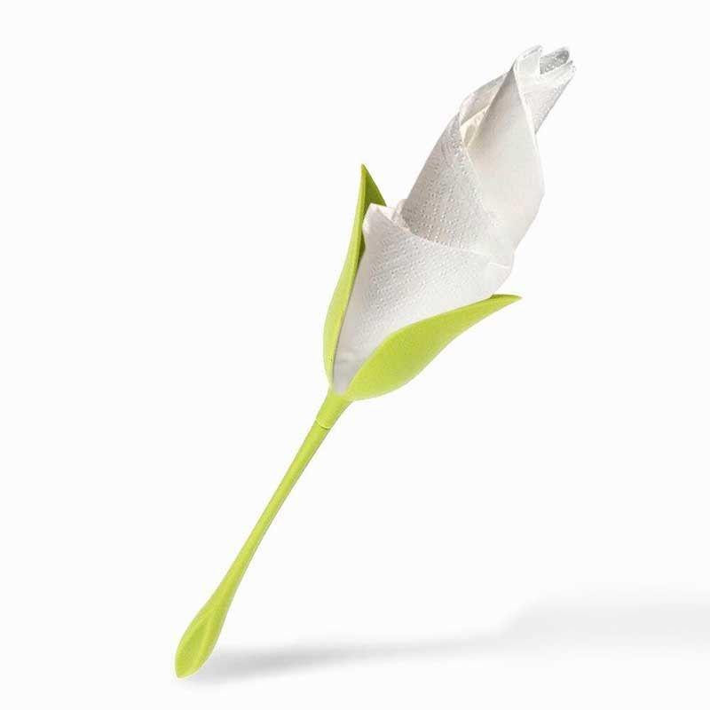 FLOWER NAPKIN : Lot de 4 Porte-Serviettes Créateurs de Fleurs