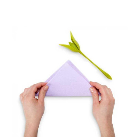 FLOWER NAPKIN : Lot de 4 Porte-Serviettes Créateurs de Fleurs