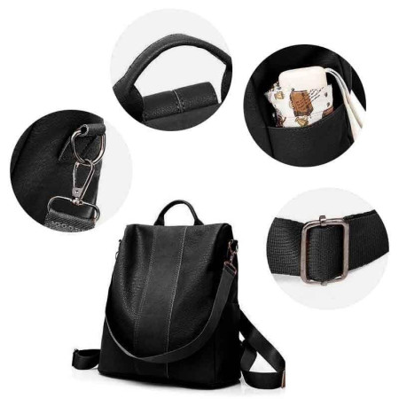 SECURE BAG : Sac à Main Anti-Vol avec Compartiments sécurisés
