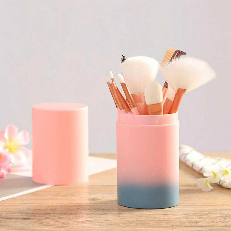 PROFESSIONAL MAKEUP BRUSHES : Set de 12 Pinceaux de Maquillage avec Étui