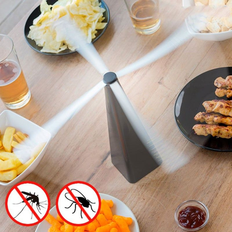 SAFEBUG : Ventilateur Anti-Mouches Écologique pour Intérieur et Extérieur