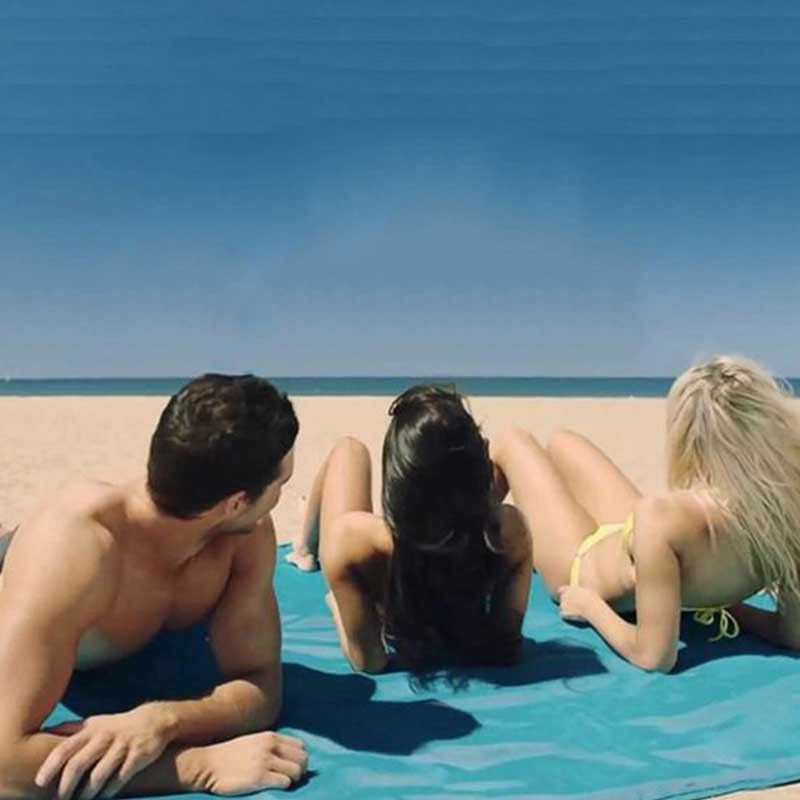Drap de plage anti-sable