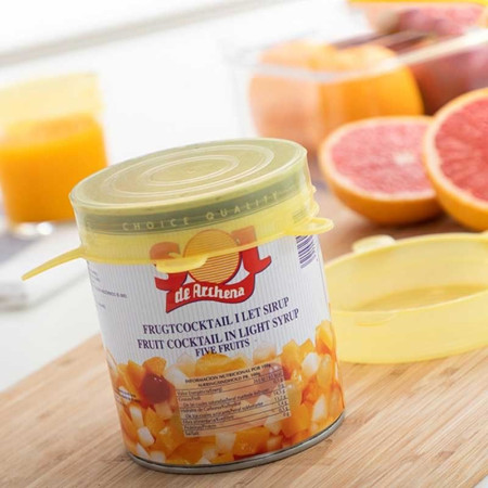 LIDYC : Jeu de 10 Couvercles de Cuisine Réutilisables et Réglables - 6 Ronds et 4 Rectangulaires