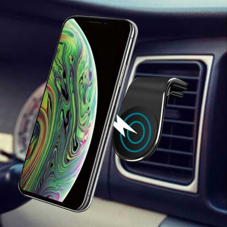 MAGNET MOUNT : Support Magnétique pour Smartphone et GPS avec Fixation Grille d'Aération
