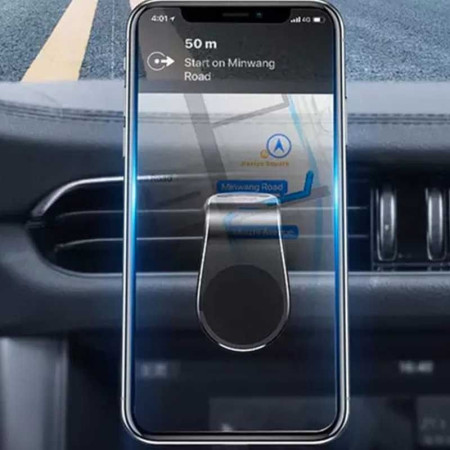 MAGNET MOUNT : Support Magnétique pour Smartphone et GPS avec Fixation Grille d'Aération