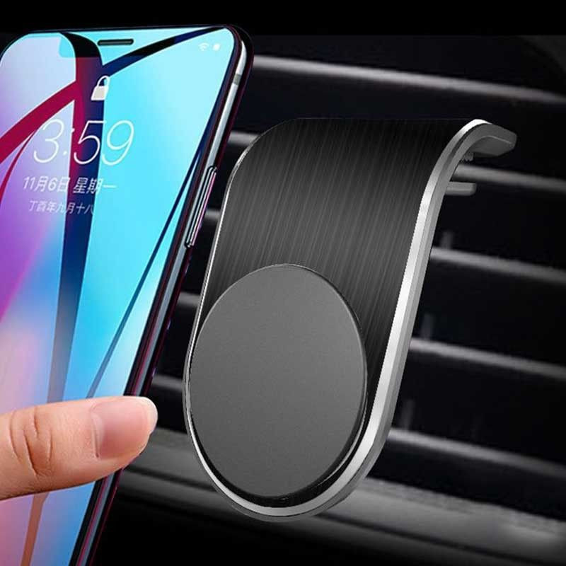 MAGNET MOUNT : Support Magnétique pour Smartphone et GPS avec Fixation Grille d'Aération