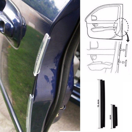 Lot de 8 Protections pour Portières de Voiture