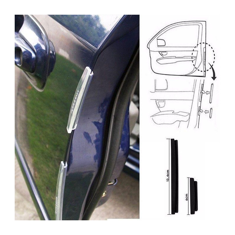 Lot de 8 Protections pour Portières de Voiture