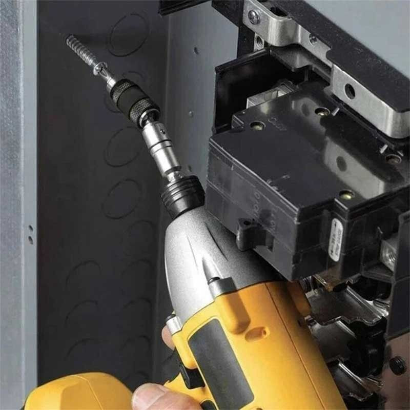 DRILLPRO : Porte-Embout Magnétique Multi-Angle pour Perceuse Visseuse