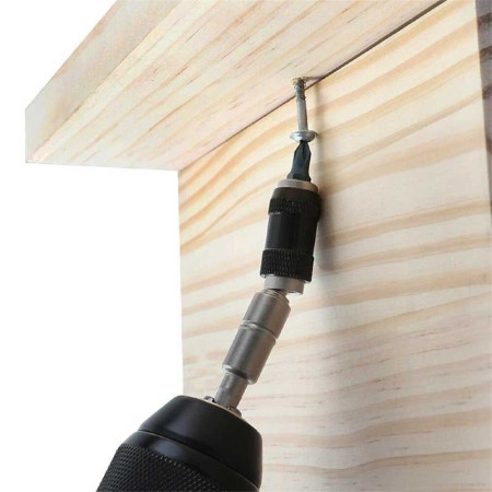 DRILLPRO : Porte-Embout Magnétique Multi-Angle pour Perceuse Visseuse