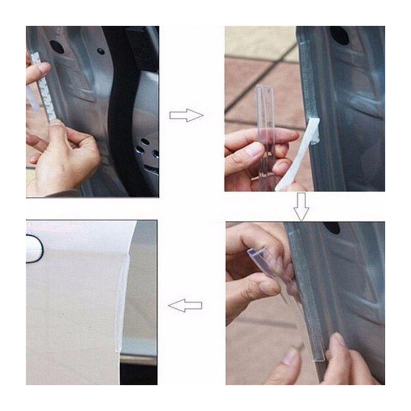 Lot de 8 Protections pour Portières de Voiture