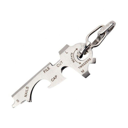 KeyTool Porte Clés Outils Multifonction KeyTool avec Décapsuleur Tournevis et autres 